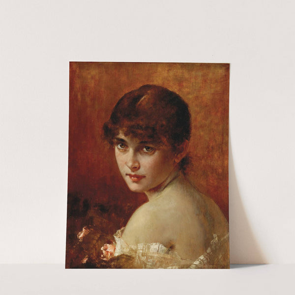 A Coquettish Glance by Conrad Kiesel