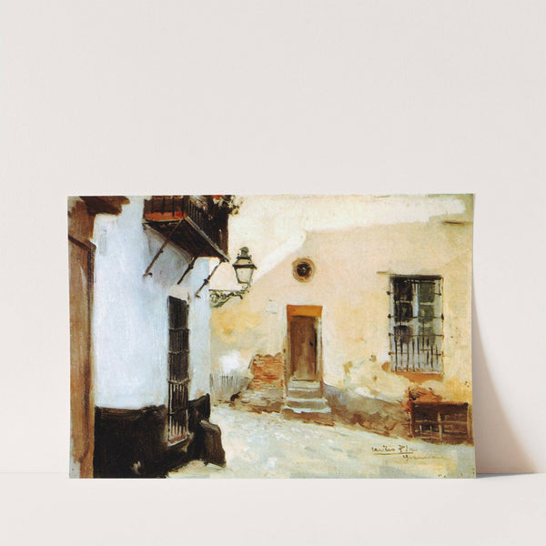 A corner of Granada by Cecilio Plá y Gallardo