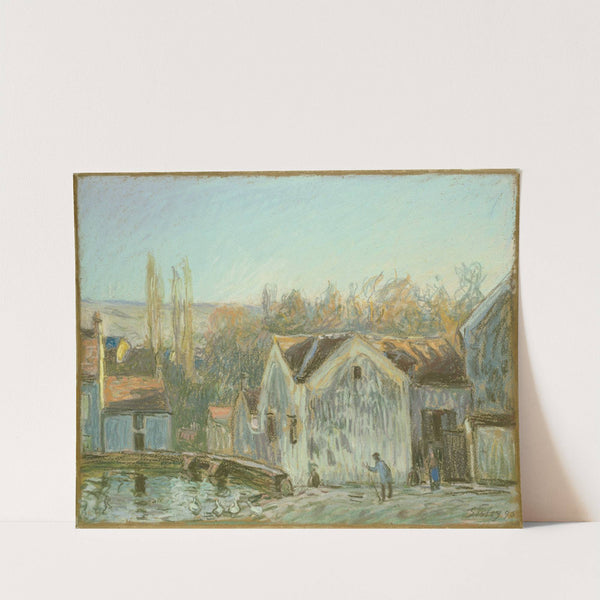 A Corner of Moret-sur-Loing (1895) by Alfred Sisley