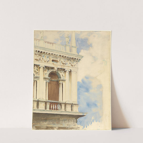 A Corner of the Library in Venice by John Singer Sargent