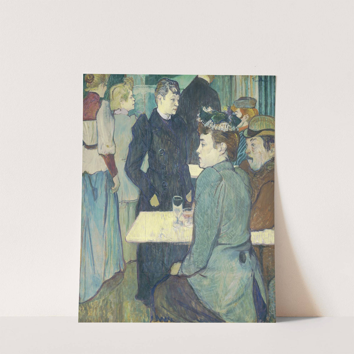 A Corner of the Moulin de la Galette by Henri de Toulouse-Lautrec
