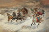 A Cossack Caravan In A Winter Landscape