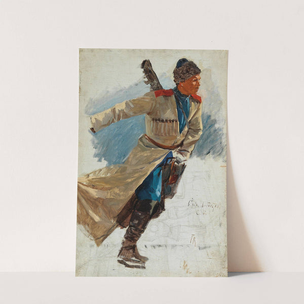 A Cossack by Workshop of Franz Roubaud