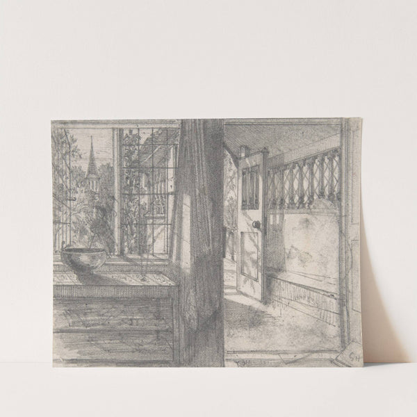 A Cottage Porch (1838–1910) by Francis Seymour Haden