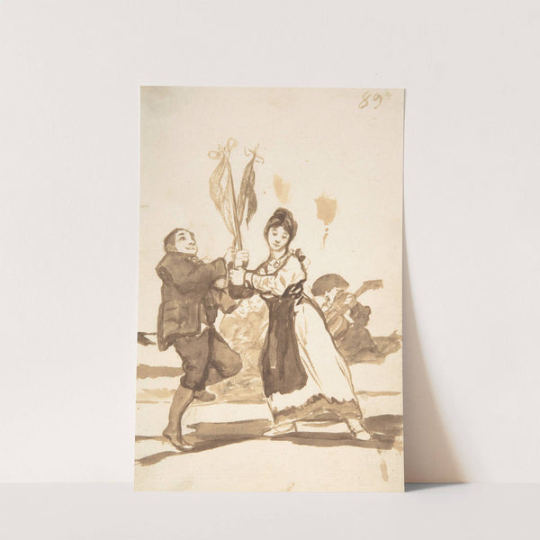 A country dance (ca. 1812–20) by Francisco de Goya