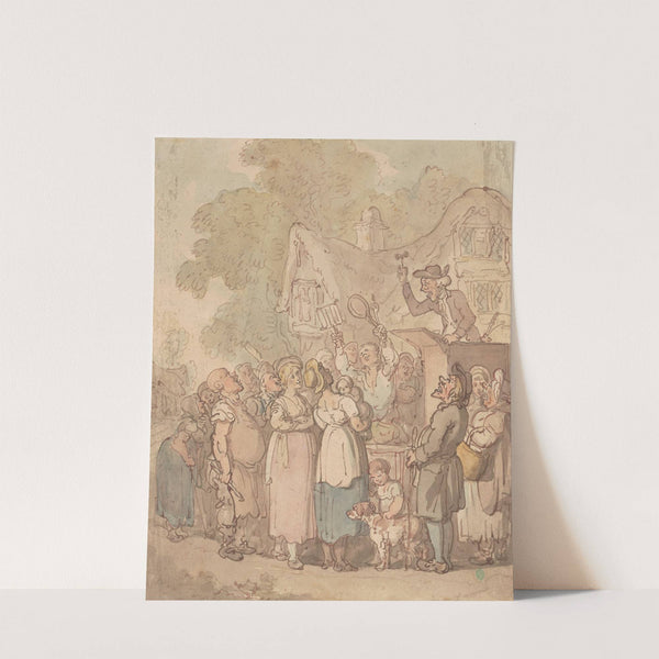 A country fair by Thomas Rowlandson
