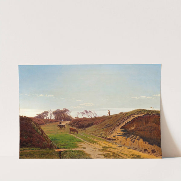 A country lane in Northern Jutland (1876) by Thorvald Niss