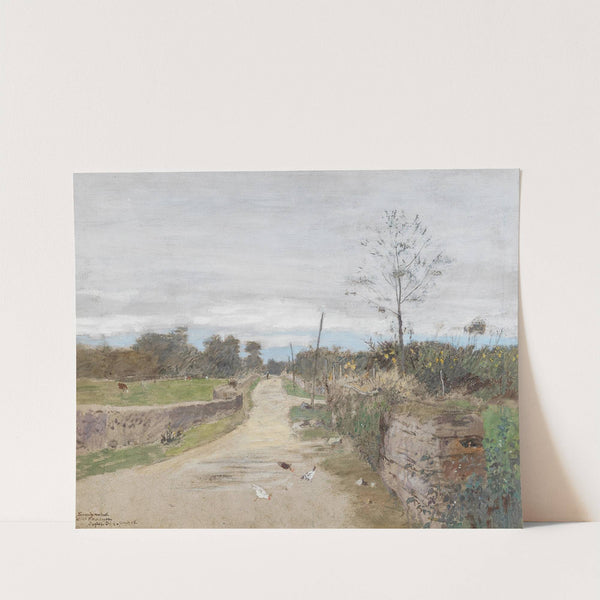 A Country Road (1898) by Eugen Jettel