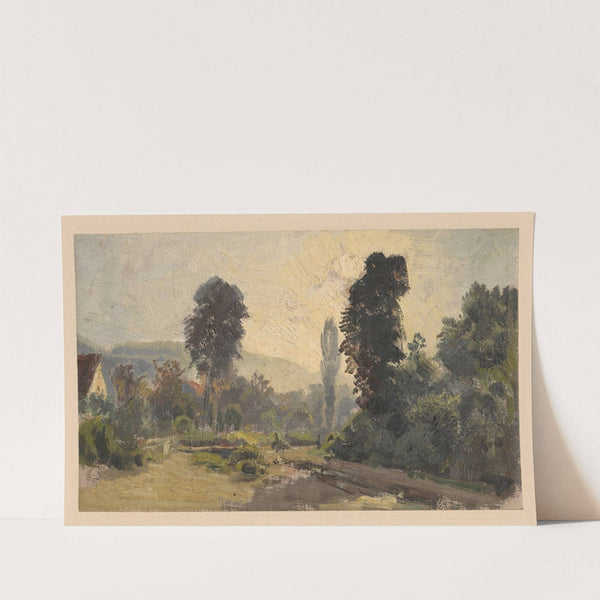 A country road in Pełcznica (1850-1881) by Adolf Dressler