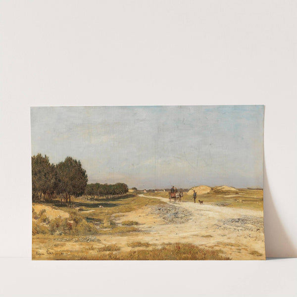 A Country Road near Cayeux (1868) by Eugen Jettel