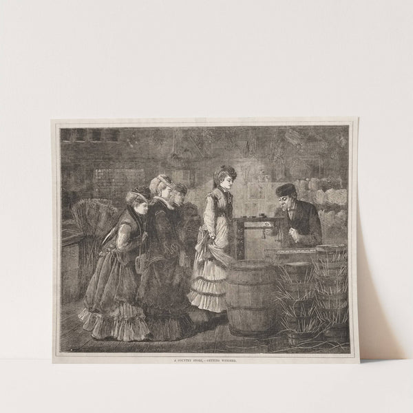 A Country Store, Getting Weighed (1871) by Winslow Homer