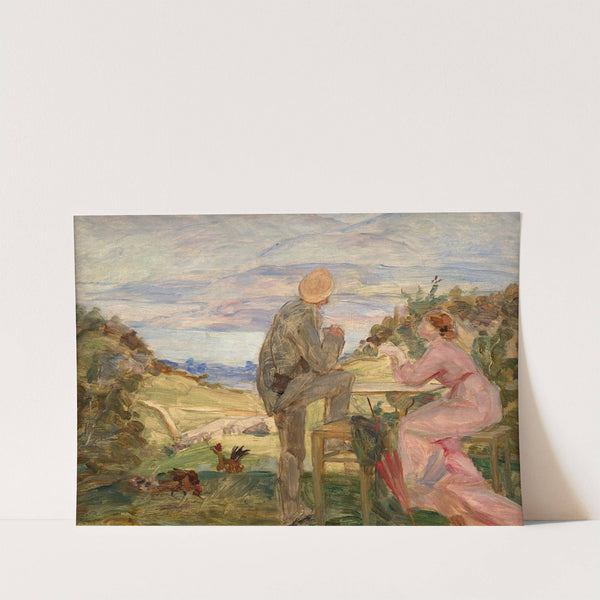 A couple in La Divonne by Marie Bracquemond