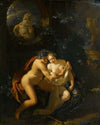 A Couple Making Love in a Park Spied on by Children