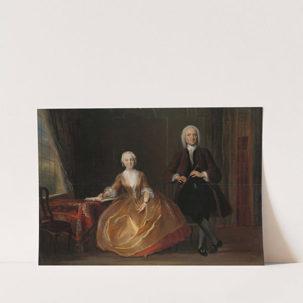 A Couple Making Music (1743) by Cornelis Troost