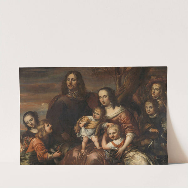 A couple with six children by Jürgen Ovens