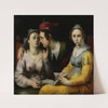 A Courting Couple and Woman with a Songbook (ca. 1594) by Cornelis Cornelisz Van Haarlem