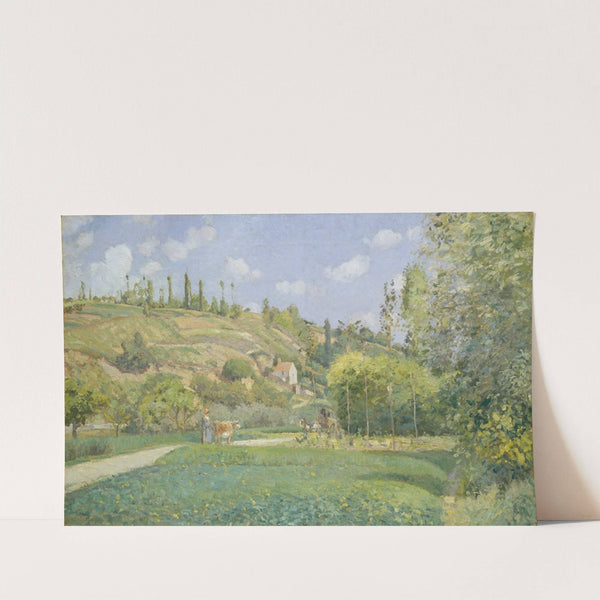 A Cowherd at Valhermeil, Auvers-sur-Oise (1874) by Camille Pissarro