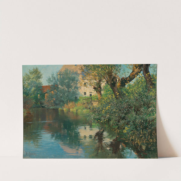 A Creek in Spring by Paul Von Spaun