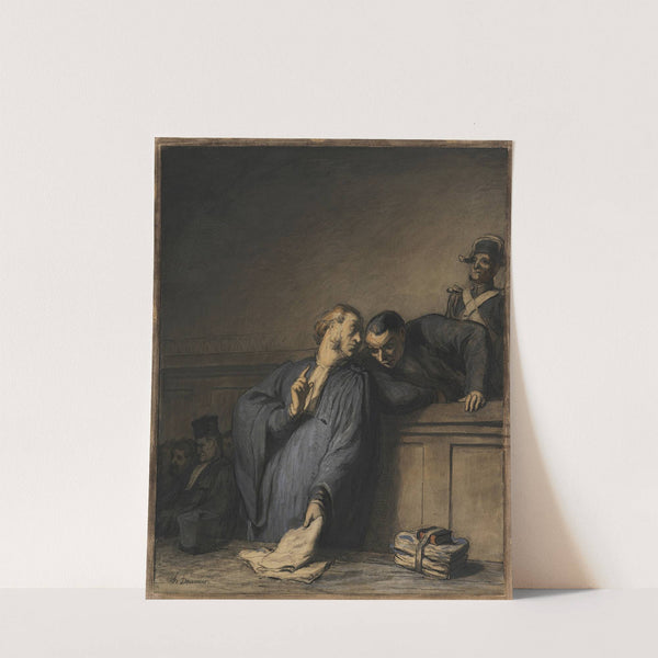 A Criminal Case (about 1865) by Honoré Daumier