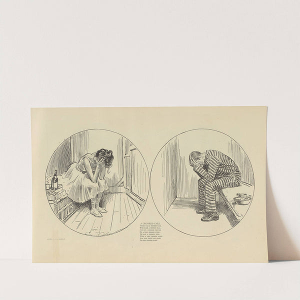 A crooked tale (1900-1905) by Charles Dana Gibson