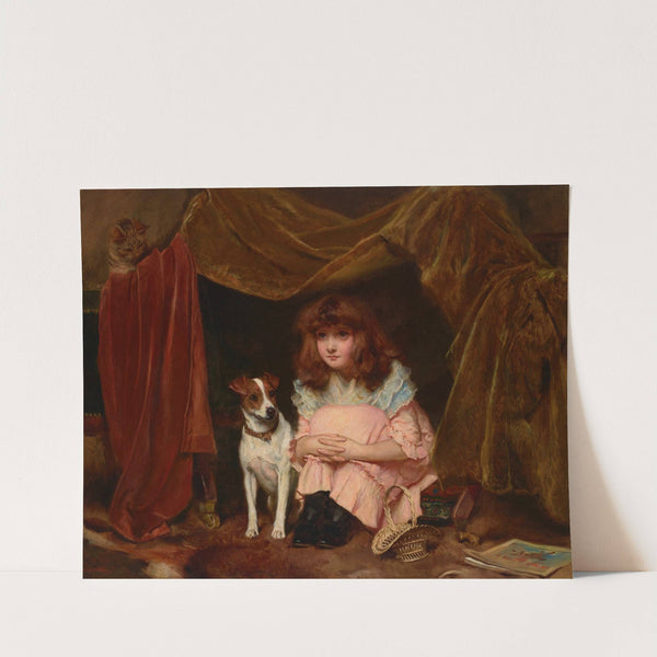 A Cubby House by Charles Burton Barber