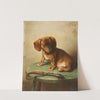 A Dachshund Puppy (1888) by Carl Reichert