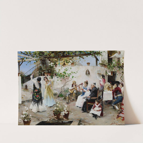 A Dance for the Priest (c. 1890) by Juan García Ramos