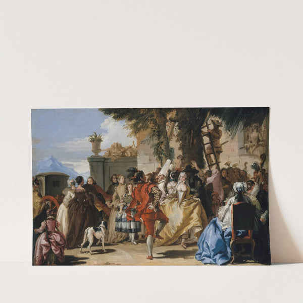 A Dance in the Country (ca. 1755) by Giovanni Domenico Tiepolo