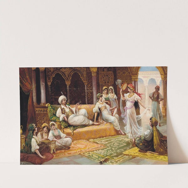 A dance in the harem by J.G. Delincourt