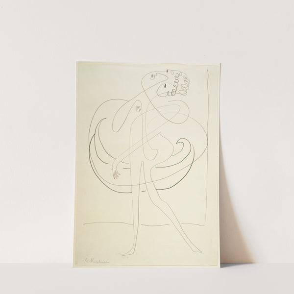 A Dancer (1933) by Ernst Ludwig Kirchner