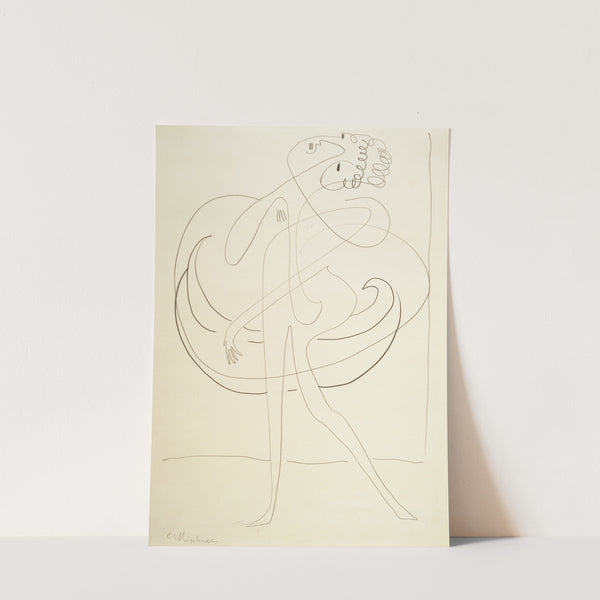 A Dancer (1933) by Ernst Ludwig Kirchner