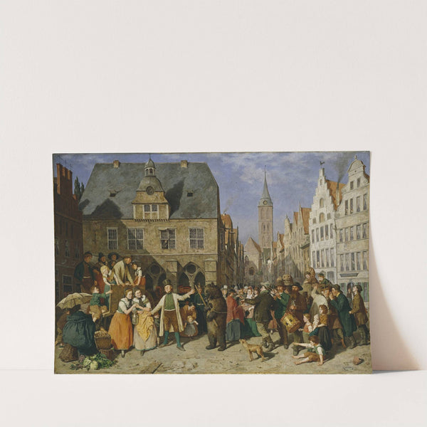 A Dancing Bear (1865) by August Jernberg