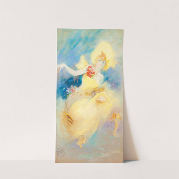A dancing girl by Jules Chéret