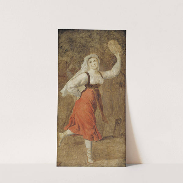 A Dancing Italian Girl (1812 – 1816) by Christoffer Wilhelm Eckersberg