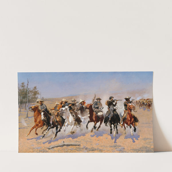 A Dash for the Timber (1889) by Frederic Remington