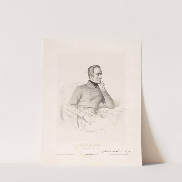 A. de Lamartine, Représentant du Peuple (1848) by Marie-Alexandre Alophe