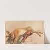 A Dead Hare and a Cooked Lobster on a Bench (ca. 1827) by William Henry Hunt