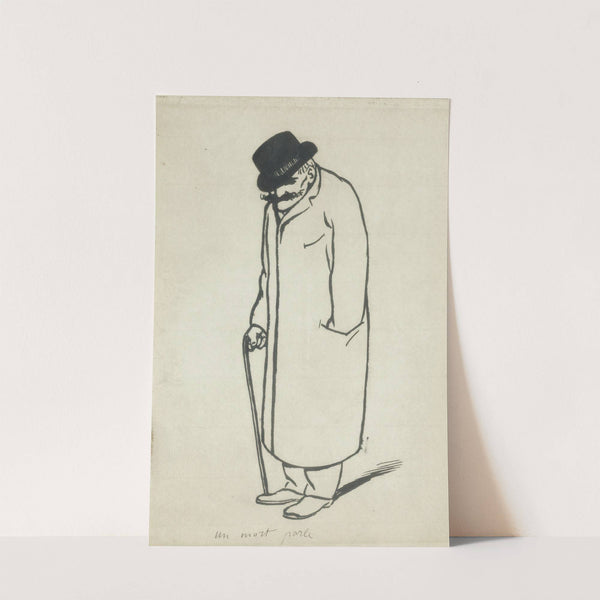 A dead man talking by Félix Vallotton