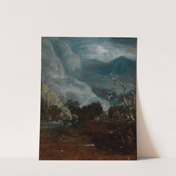 A deer shoot at night by Sir Thomas Lawrence