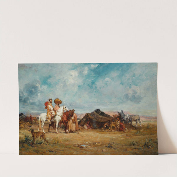 A Desert Encampment by Henri Émilien Rousseau