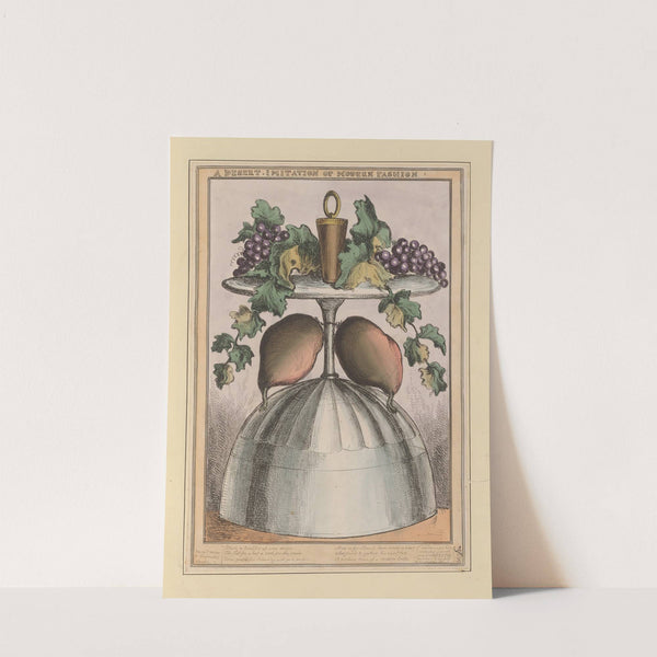 A Desert. Imitation of modern fashion (1827-1829) by William Heath