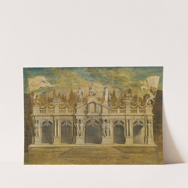 A Design For A Classical Loggia To Celebrate The Treaty Of Munster In Antwerp July 1648 by Erasmus Quellinus the younger