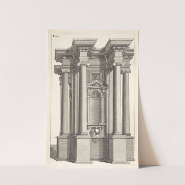 A design of Ionick architecture by Andrea Pozzo