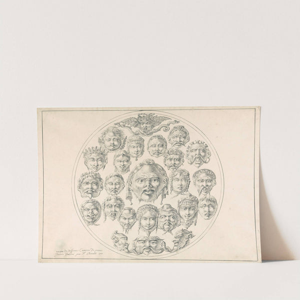 A Design of Masks by Francois Boitard