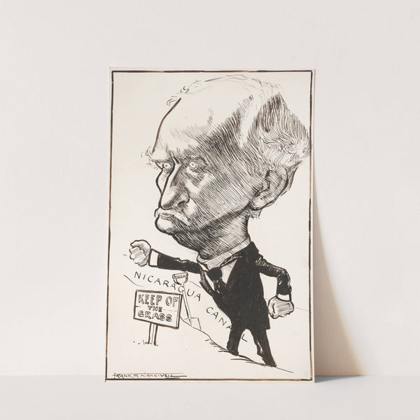 A determined man marches along the Nicaragua Canal. (1901) by Frank Arthur Nankivell