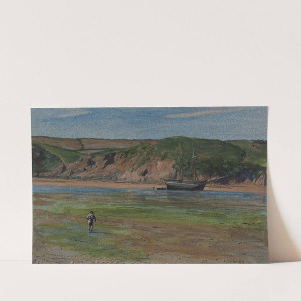 A Devon River at Low Tide, June 16, 1859 by Edward Thompson Davis