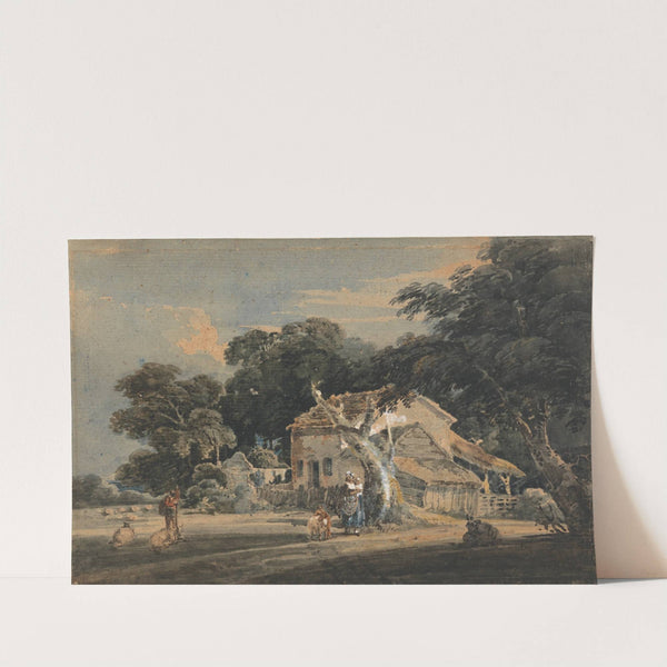 A Devonshire Farm by Thomas Girtin