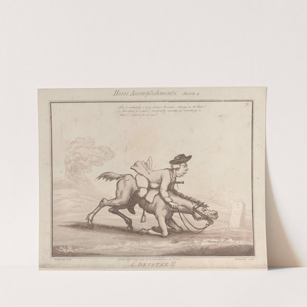 A Devotee !! (1799) by Thomas Rowlandson