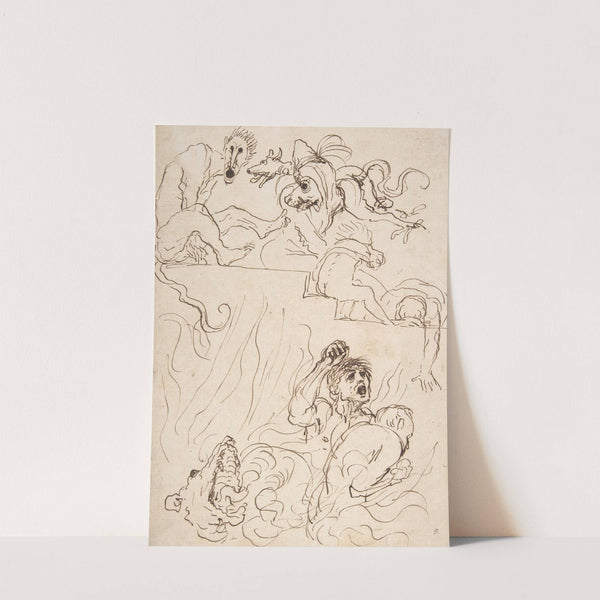 A Diablerie by Guercino