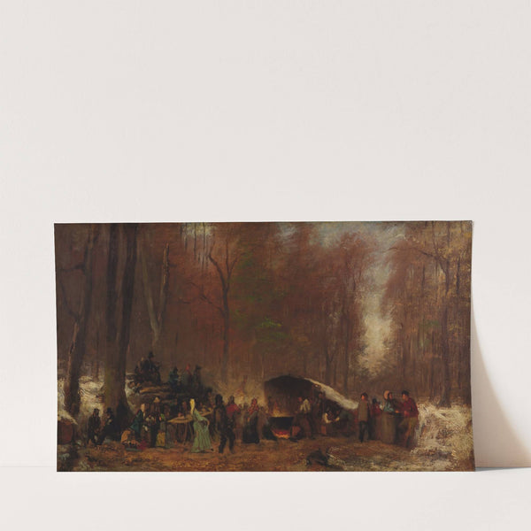 A Different Sugaring Off by Eastman Johnson